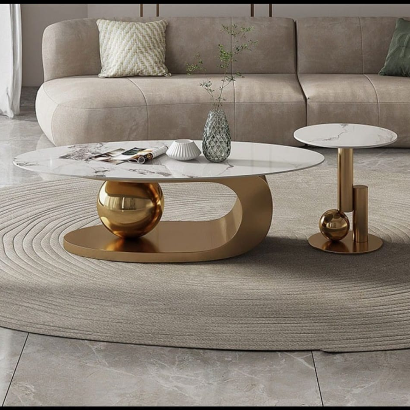 Luxury Marble Center Table Design